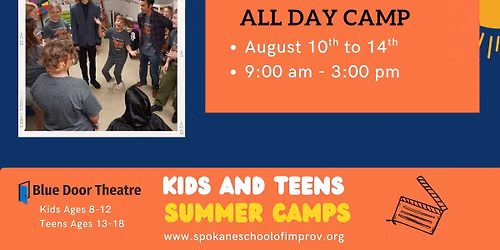 All Day Improv Camp - Session 2 
