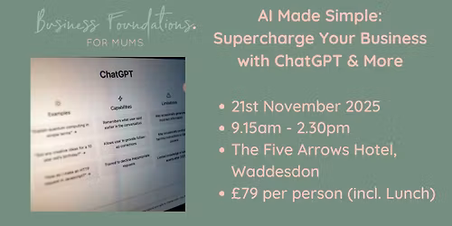 AI Made Simple: Supercharge Your Business with ChatGPT & More