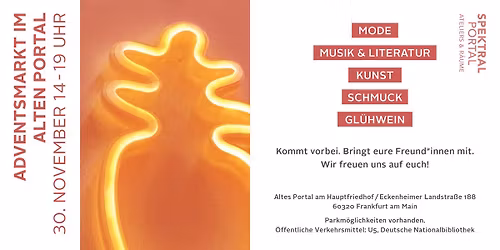 Adventsmarkt und Abschied im Alten Portal