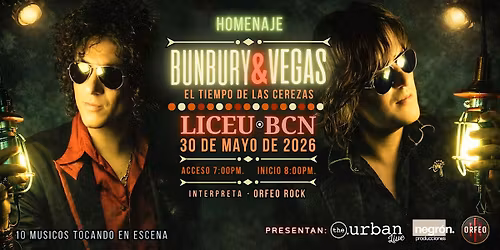 Orfeo presenta "Homenaje a Bunbury & Vegas" | Concierto | Guadalajara
