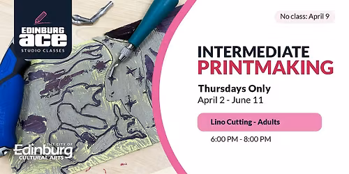 Adults Intermediate Printmaking- Lino Cutting