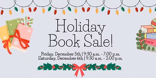 Holiday Book Sale