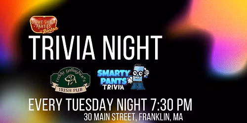 Tuesday Trivia at Teddy Gallagher's in Franklin