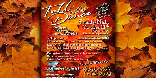 2025 Annual Harvest Dinner and Dance