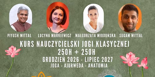 Kurs Nauczycielski Jogi Klasycznej - Start 10 grudnia 2026 r. \/Szko\u0142a Jogi Mandala Bydgoszcz