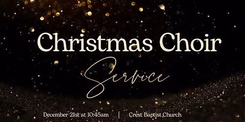 Christmas Service at 10:45am