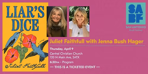 Juliet Faithfull  with  Jenna Bush Hager