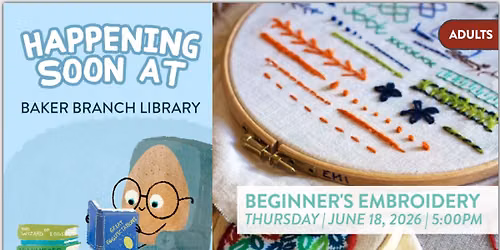 Beginner's Embroidery