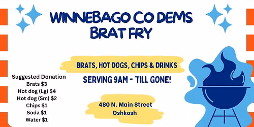 Brat Fry with the Winnebago Co Dems!