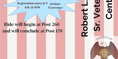 American Legion Riders Chapter 260 3rd annual beds for vets ride