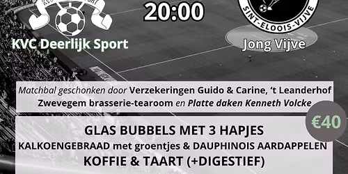 Gastrofoot KVC Deerlijk Sport - Jong Vijve