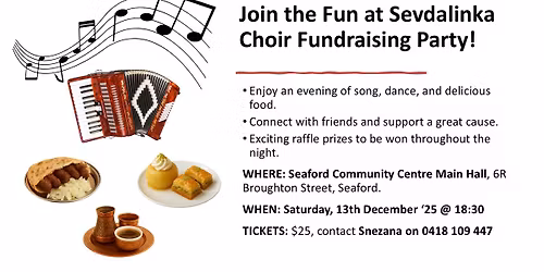 Zabava hora Sevdalinka - subota 13. decembar 2025