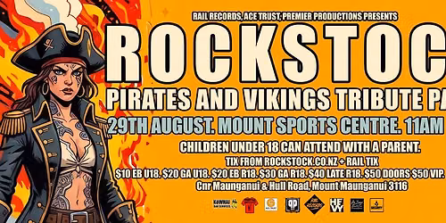 ROCKSTOCK: PIRATES AND VIKINGS PARTY TAURANGA