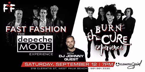 Depeche Mode & The Cure Experience with DJ Johnny Quest