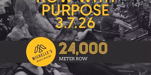 Michelle's Mighty Mission 24,000 Meter Row