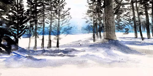 Christmas and New Year Watercolor Painting Class