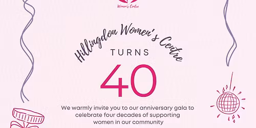 The Hillingdon Women's Centre 40th Anniversary Gala