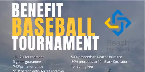 Benefit baseball tournament for Reach unlimited