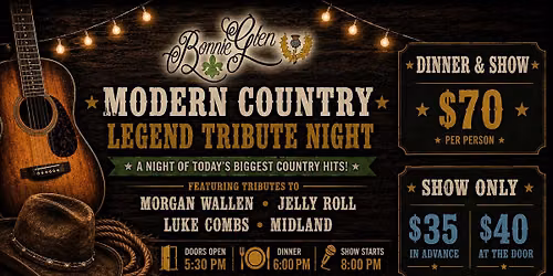 Modern Country Legend TRIBUTE Night