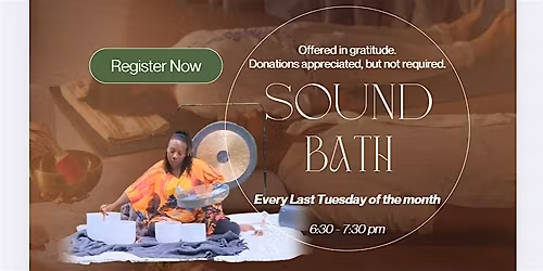 Monthly Community Sound Bath