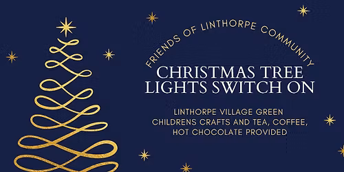 Linthorpe Community Christmas Tree Lights Switch on