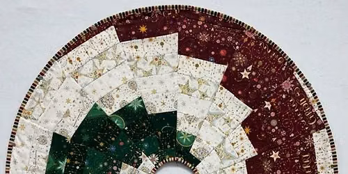 Quilt As You Go Bargello Tree Skirt Class with Nora