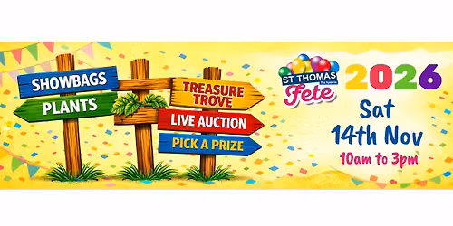 St Thomas the Apostle Fete 2026