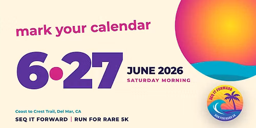 Seq it Forward Run for Rare 5K + Fun Run