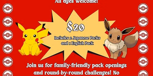 Wednesday Pokemon Pack Wars @ Dragon King
