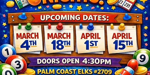 Palm Coast ELKS Bingo
