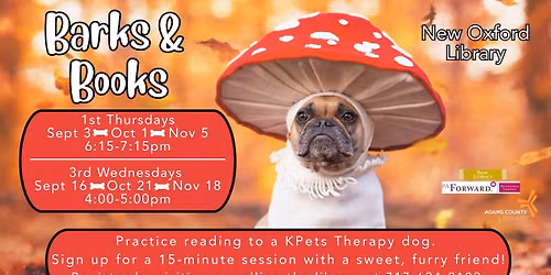 Barks & Books: Read to a Therapy Dog