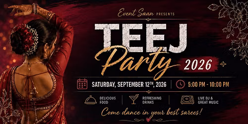 Teej Party 2026 | Food, Drinks, DJ & Celebration