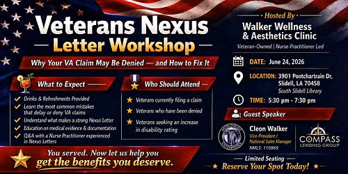Veterans Nexus Letter Workshop: Why Your VA Claim May Be Denied and How to Fix It