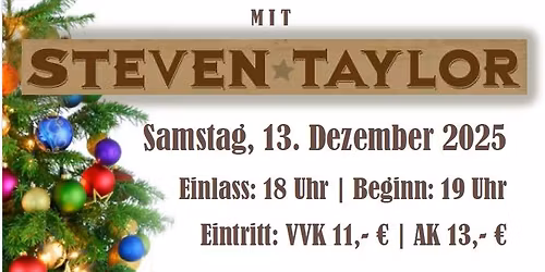 Christmas Country Night mit Steven Taylor