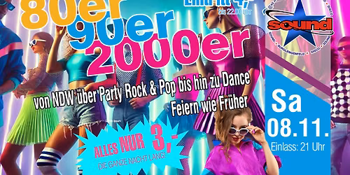 80ger 90ger 2000er - Feiern wie Fr\u00fcher