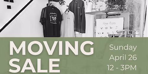 PALM + PINE Moving Sale