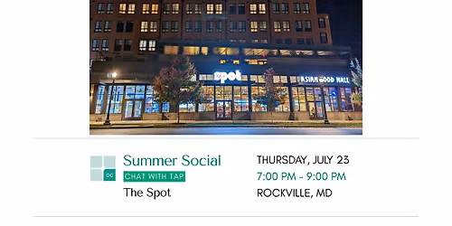 Chat with TAP: Summer Social