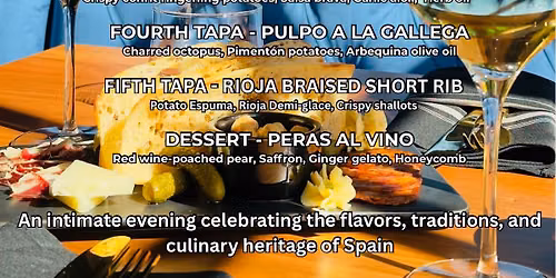 A Night in Spain \ud83c\uddea\ud83c\uddf8 | Six-Course Spanish Wine & Tapas Experience