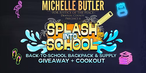 Splash Into School: Back-to-School Supply Giveaway & Family Cookout