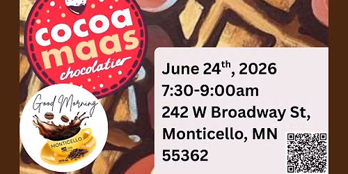 2026 Good Morning Monticello - June 24th - Cocoa Maas