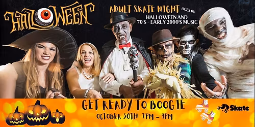 Halloween Event - Adult Skate Night - Jumpin' Jupiter Skate Center Muskegon