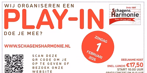 Play-In Schagens Harmonie 1 februari 2026