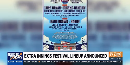 Extra Innings Festival - (Saturday Pass) with Kane Brown, Hardy and many more!