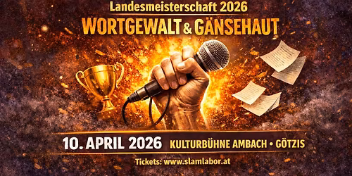 Wortgewalt & G\u00e4nsehaut - Die Vorarlberger Landesmeisterschaft im Poetry Slam