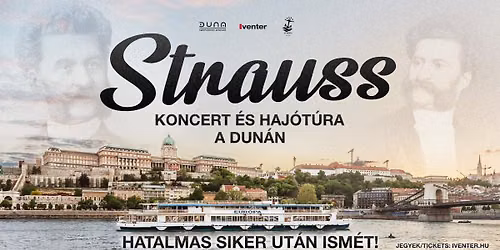 Strauss koncert \u00e9s haj\u00f3t\u00fara a Dun\u00e1n \/\/ Budapest, Eur\u00f3pa Haj\u00f3 - 08.09.