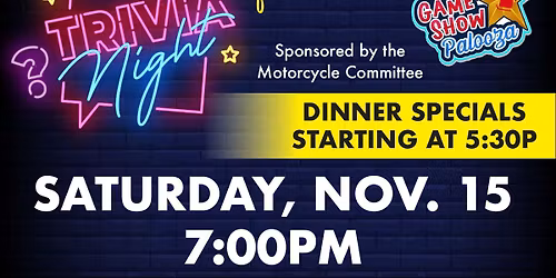 Trivia Night - November