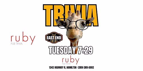 Tuesday Night Trivia at East End Social in Hamilton
