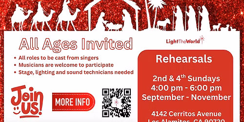 Community Christmas Performance Rehearsals