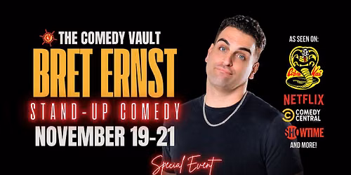 Bret Ernst LIVE @ The Comedy Vault Batavia *Special Event*