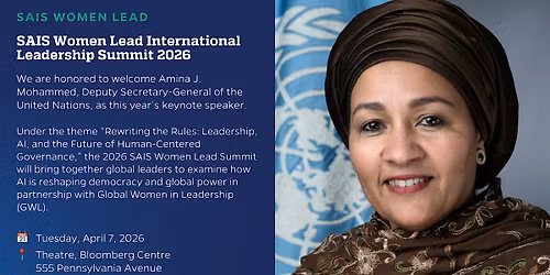 SAIS Women Lead International Leadership Summit 2026